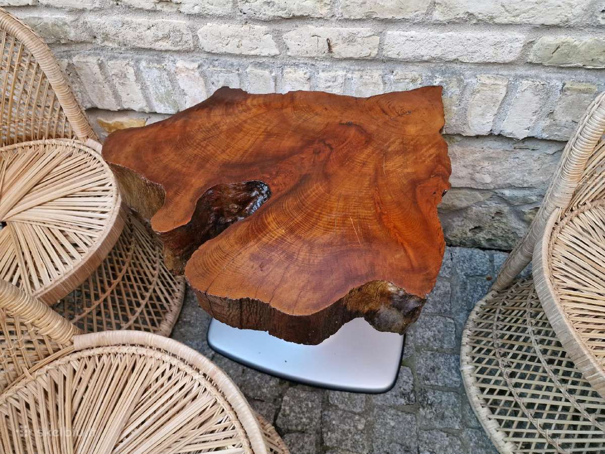 Vintažiniai rankų darbo skelto bambuko krėslai - nuotraukos Nr. 18