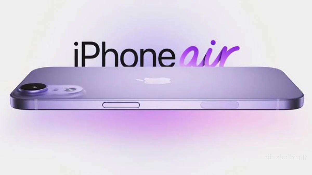 iPhone Air 256gb (esim only) naujas garantija