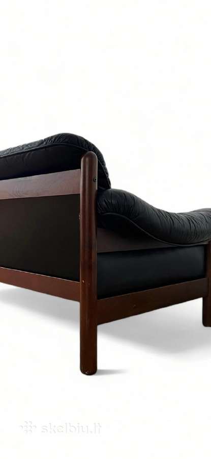Vintažinė Gote mobler nassjo odinė sofa - nuotraukos Nr. 2