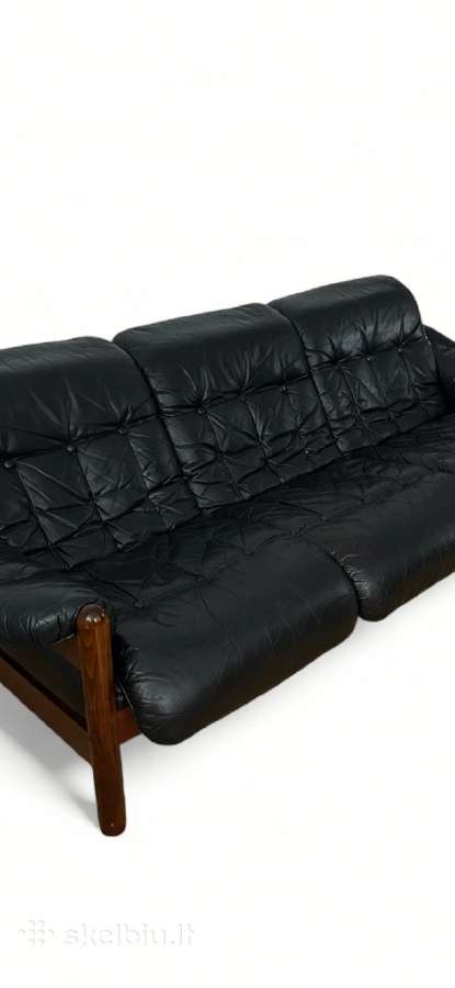 Vintažinė Gote mobler nassjo odinė sofa