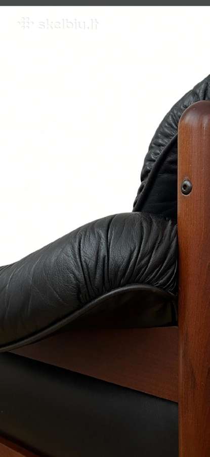 Vintažinė Gote mobler nassjo odinė sofa - nuotraukos Nr. 7
