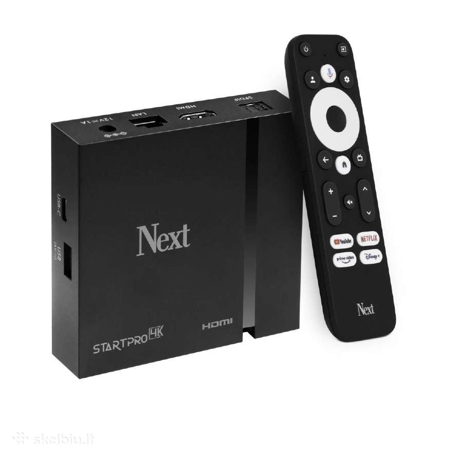Next Start Pro 4k Google TV (Android TV 12) TV Box