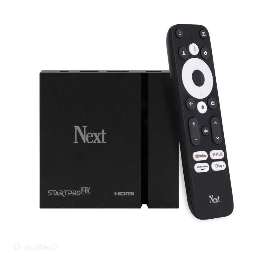Next Start Pro 4k Google TV (Android TV 14) TV Box - nuotraukos Nr. 3