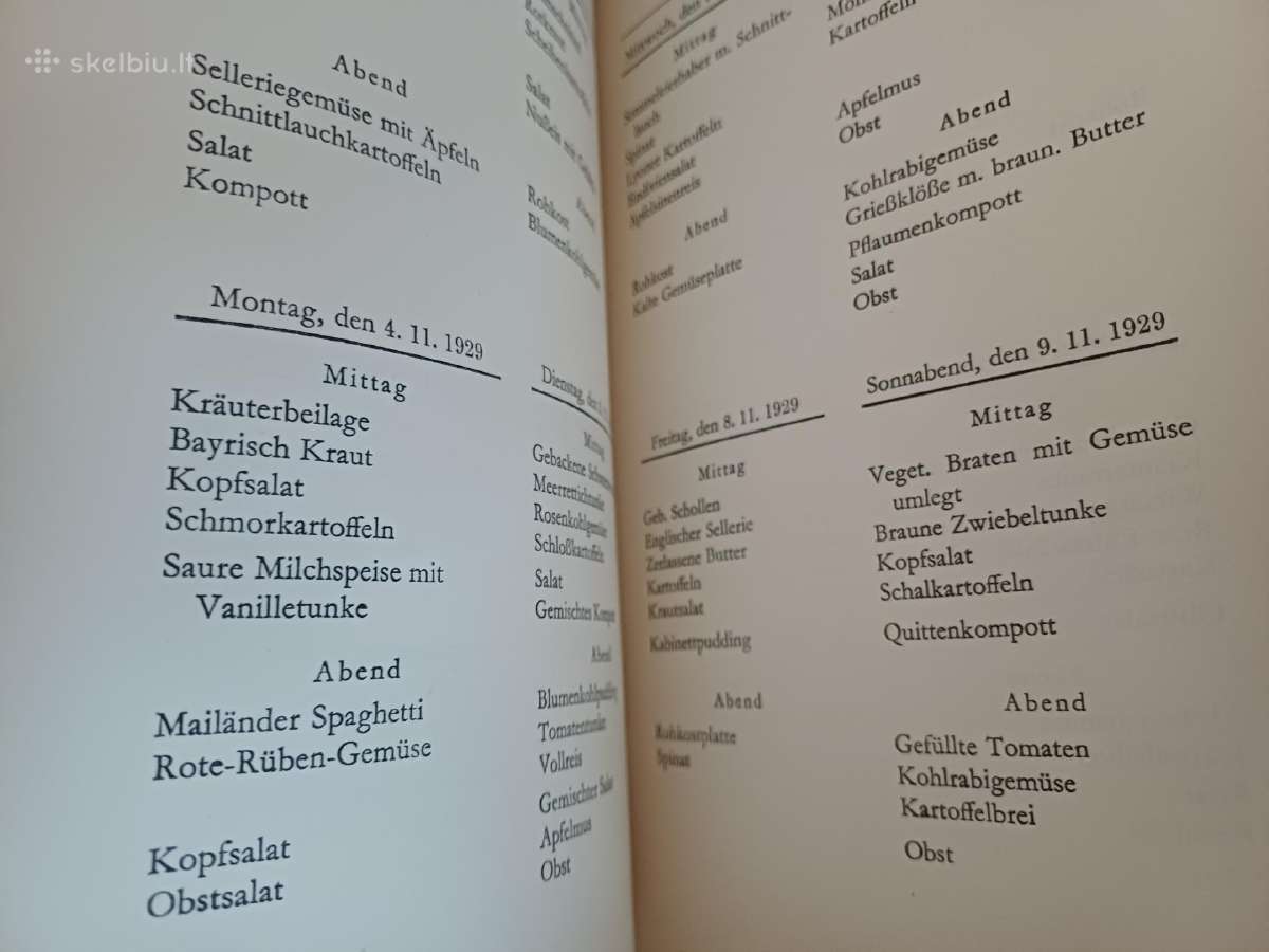 Parduodu knyga.mano dieta,1930m - nuotraukos Nr. 8
