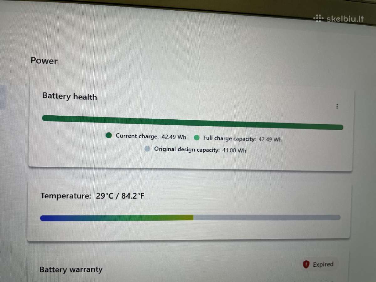 Lenovo Thinkpad X13 i5-1135g7 8gb RAM 256gb SSD - nuotraukos Nr. 11