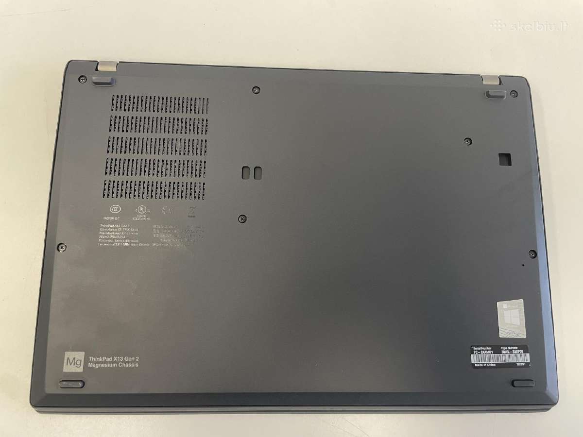 Lenovo Thinkpad X13 i5-1135g7 8gb RAM 256gb SSD - nuotraukos Nr. 5