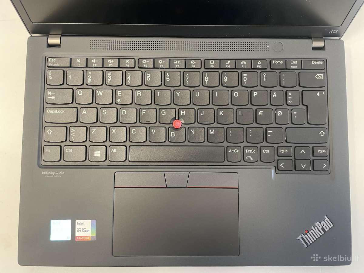 Lenovo Thinkpad X13 i5-1135g7 8gb RAM 256gb SSD - nuotraukos Nr. 7