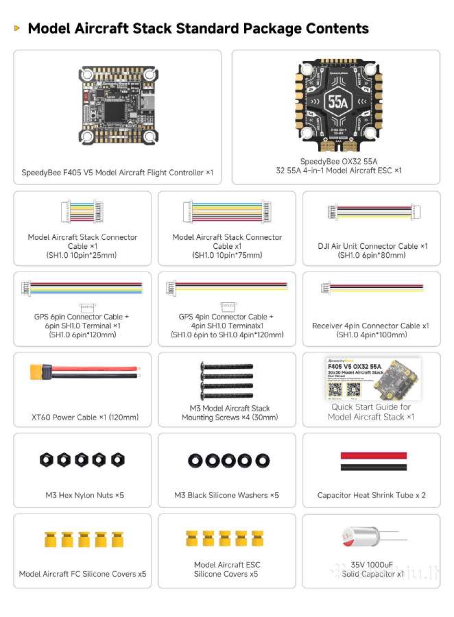 Nauji Speedybee V5 Ox32 55a 30x30 Fc&esc Stack - nuotraukos Nr. 5
