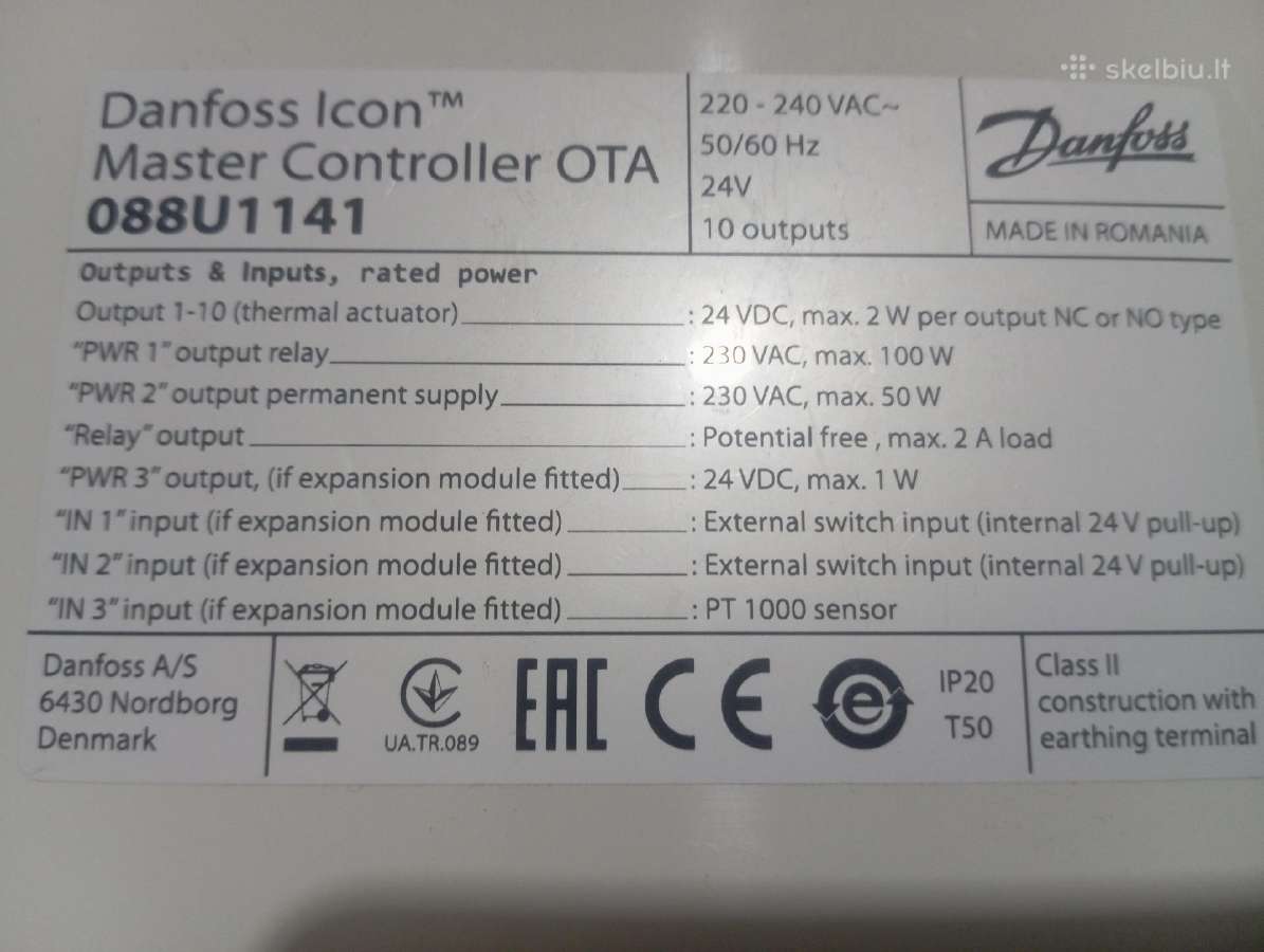 Šildymo valdymo sistema Danfoss Icon