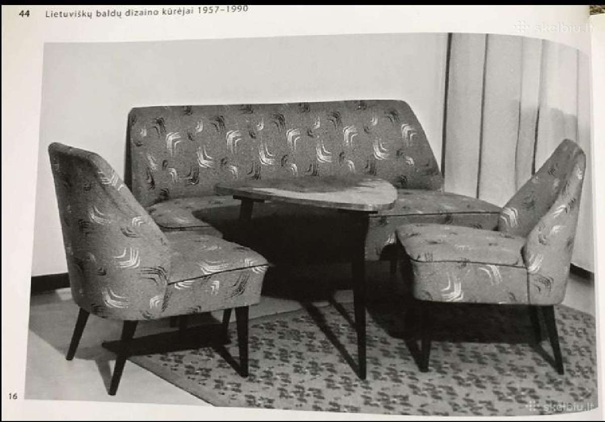 Vintažinis lietuviškas fotelis-1967 m. - nuotraukos Nr. 2