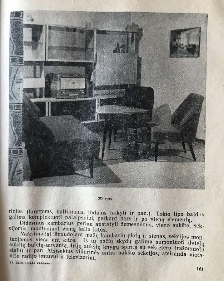 Vintažinis lietuviškas fotelis-1967 m. - nuotraukos Nr. 11