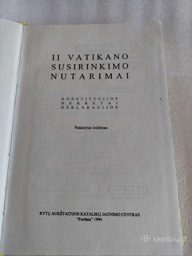 II Vatikano susirinkimo nutarimai - nuotraukos Nr. 2