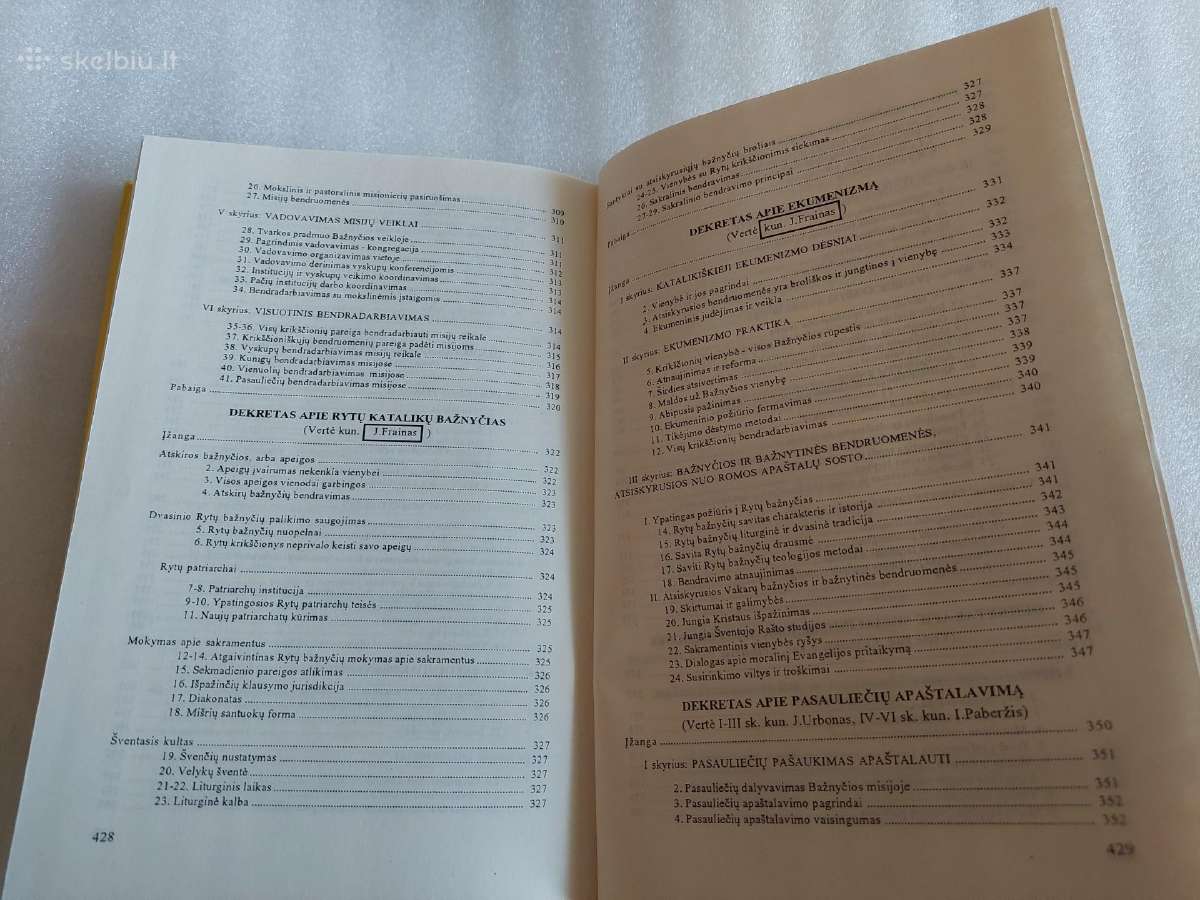 II Vatikano susirinkimo nutarimai - nuotraukos Nr. 9