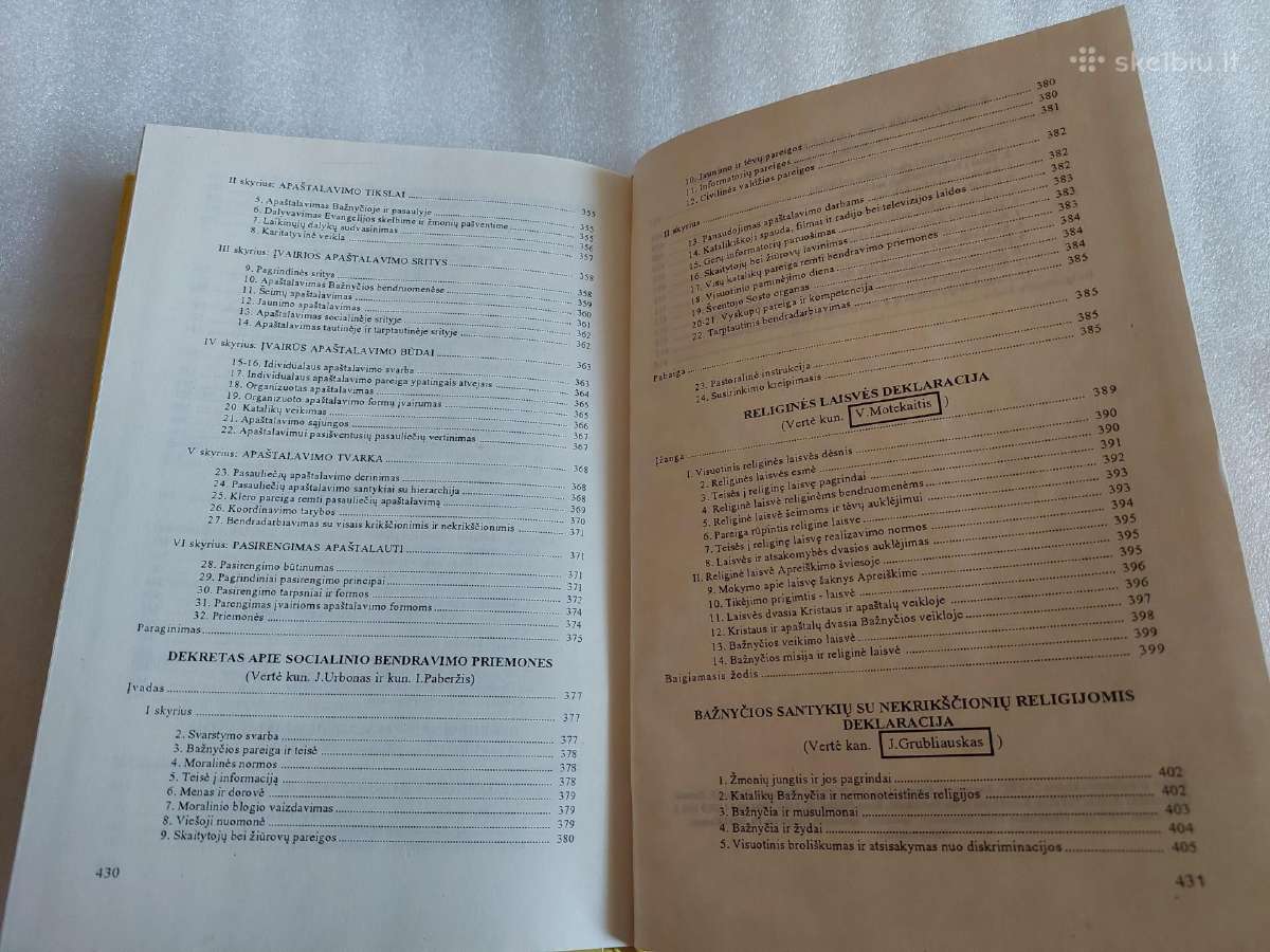 II Vatikano susirinkimo nutarimai - nuotraukos Nr. 10