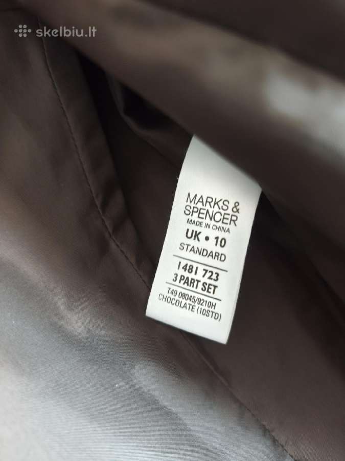 Kokybiškas pūkinis Marks&spencer paltas - nuotraukos Nr. 4