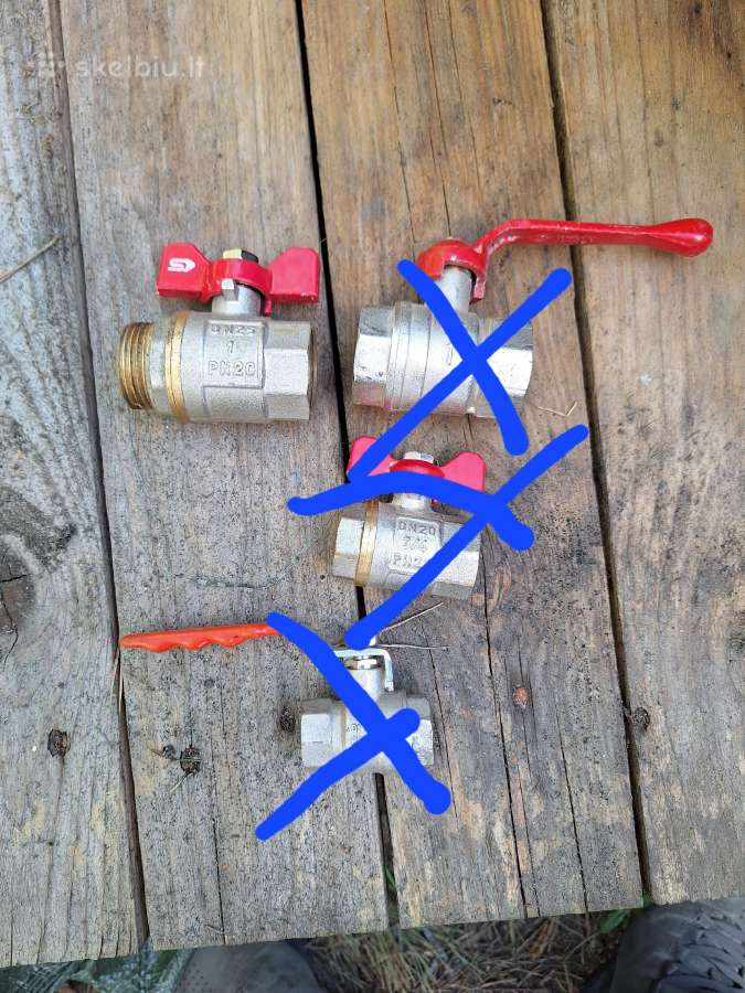 Parduodamas rutulinis ventilis Dn 25