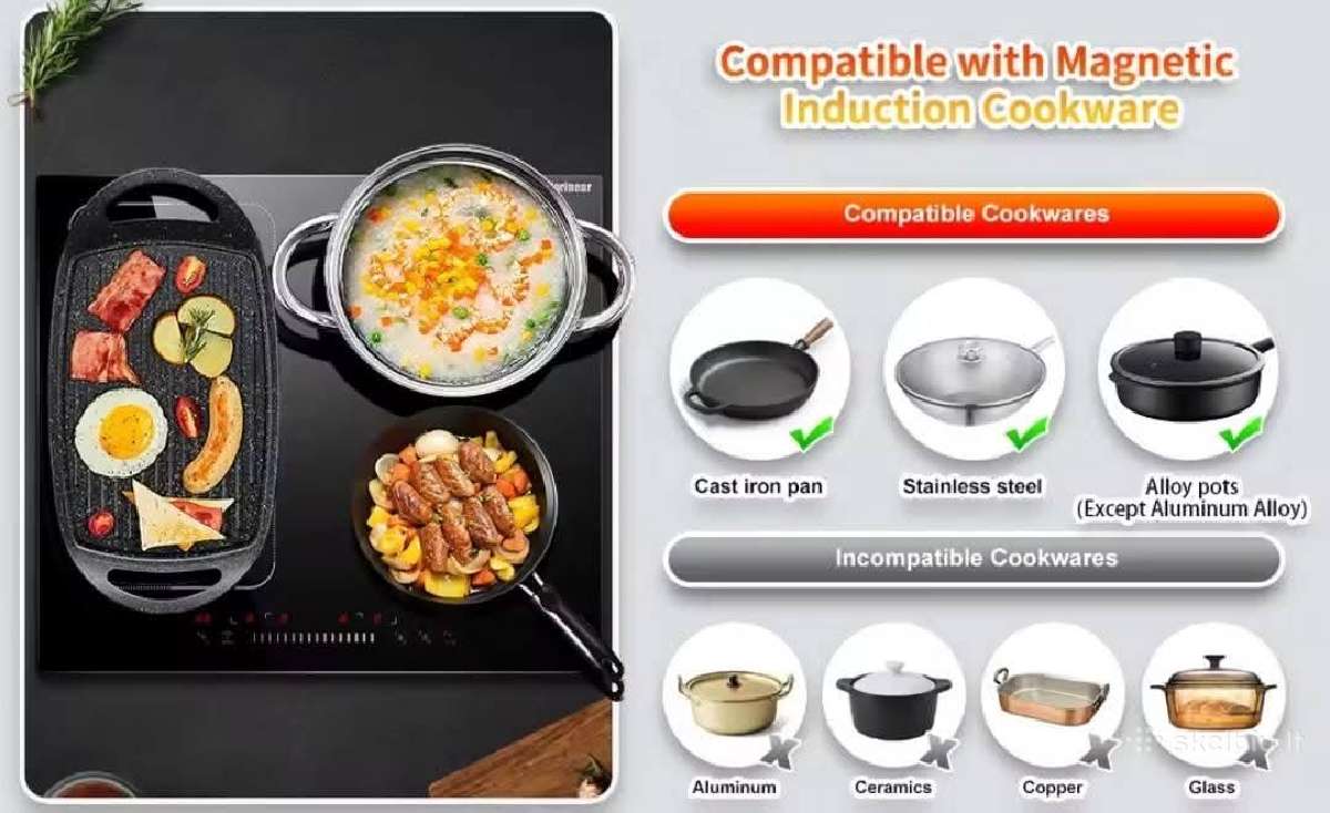 Indukcinė kaitlentė Kariniear su Flex zona 60cm - nuotraukos Nr. 8