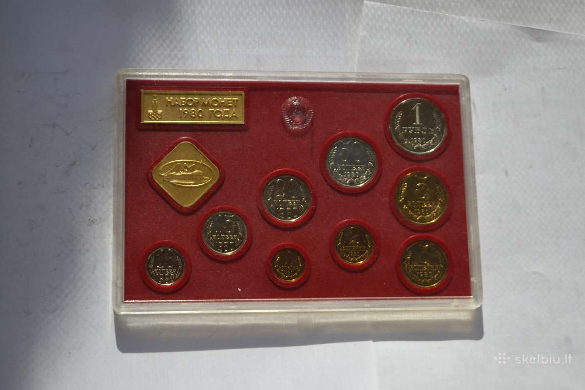 1980 m.kolekcines monetos