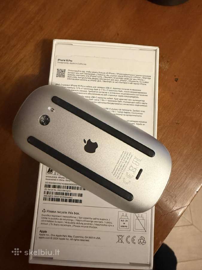 Apple Magic Mouse 2 (sidabrinė) - nuotraukos Nr. 2