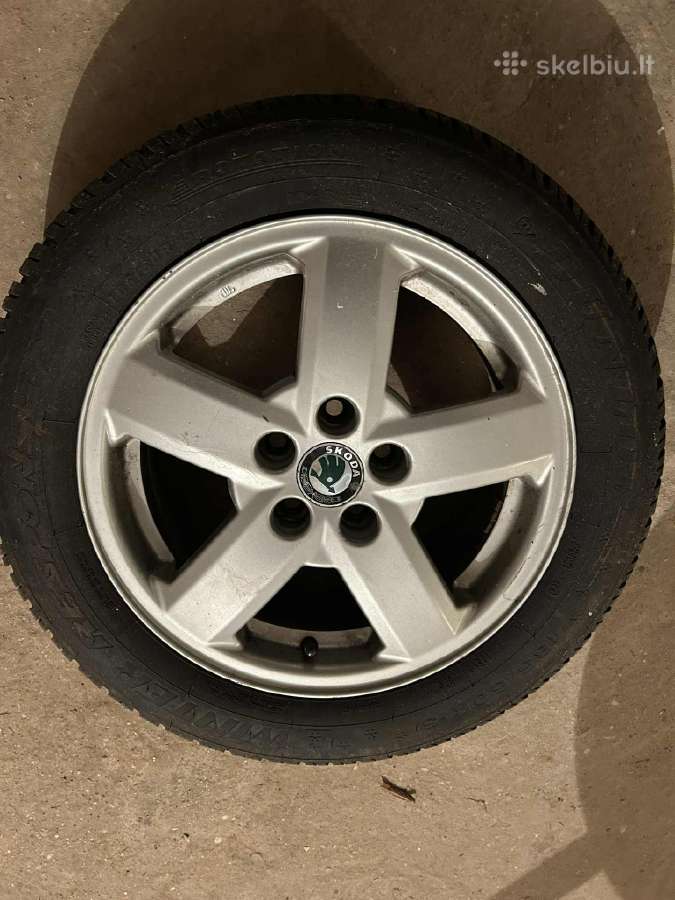 Žieminės padangos su ratlankiais 185/60 R15 4vnt - nuotraukos Nr. 5