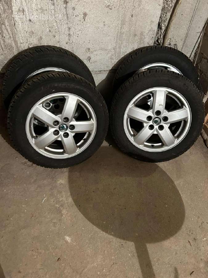 Žieminės padangos su ratlankiais 185/60 R15 4vnt - nuotraukos Nr. 6
