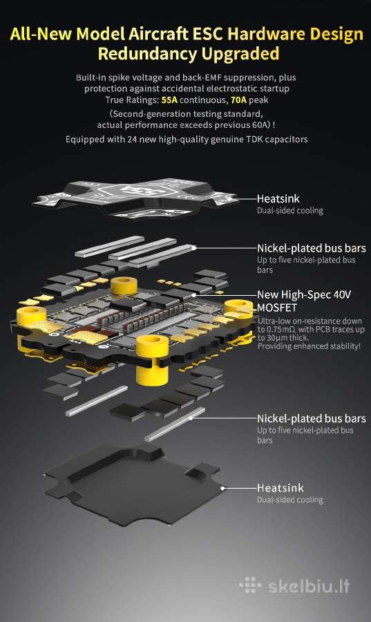 Nauji Speedybee V5 Ox32 55a 30x30 Fc&esc Stack - nuotraukos Nr. 27