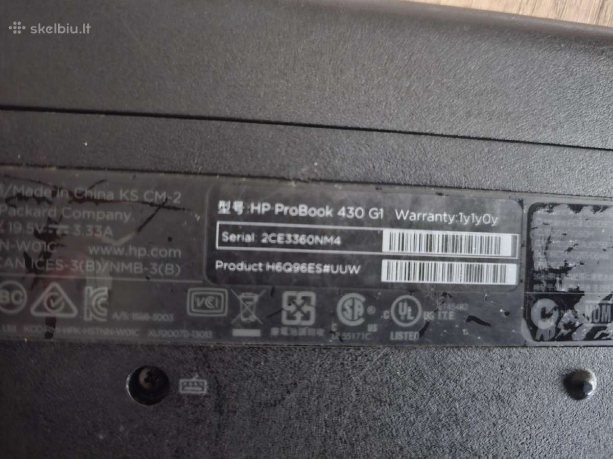 Hp Probook 430 G1 - nuotraukos Nr. 9