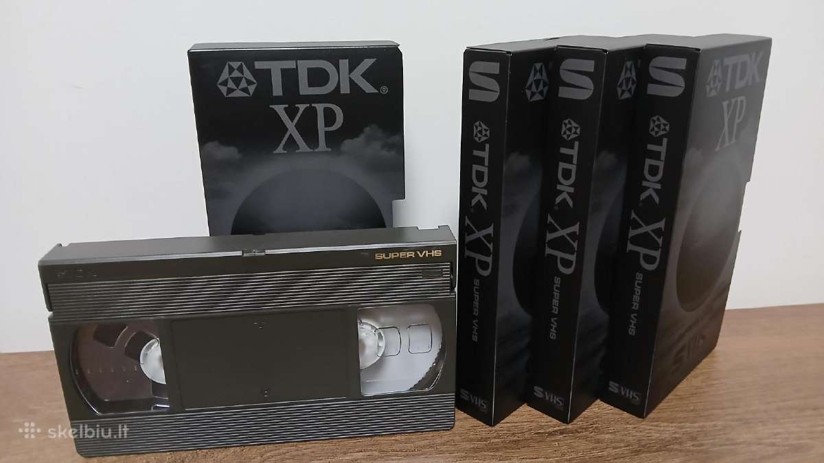 Super Vhs kasetes svhs liko 3 vnt. - nuotraukos Nr. 2
