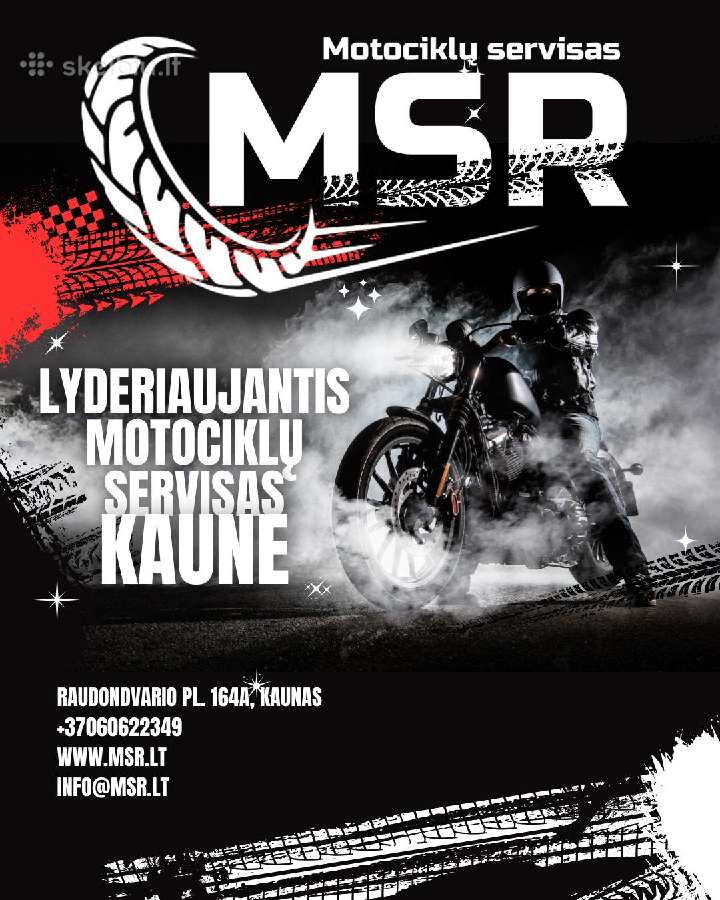 Msr Motociklų servisas Kaune / Motociklų remontas