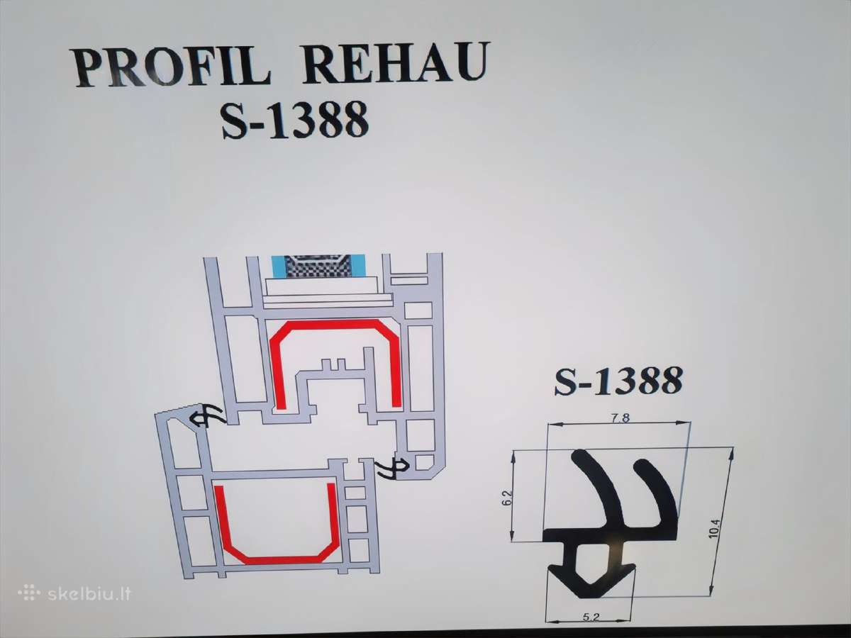 Originalios Rehau Langų tarpinės vokiškos - nuotraukos Nr. 12