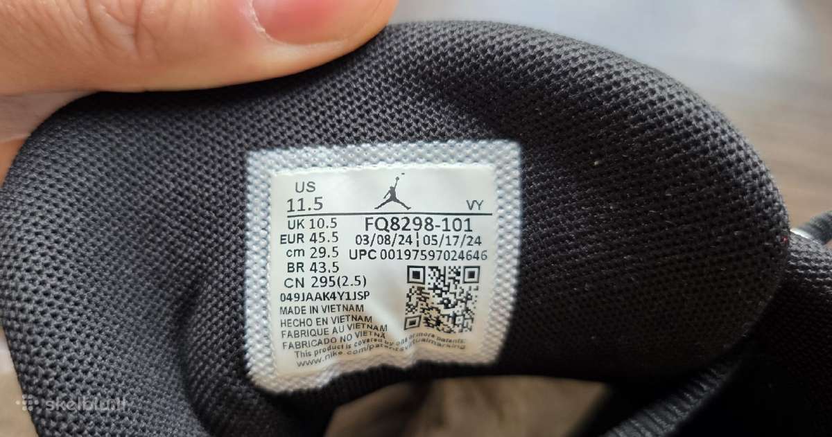 Krepsinio kedai Nike Jordan Max Aura 6 - nuotraukos Nr. 5