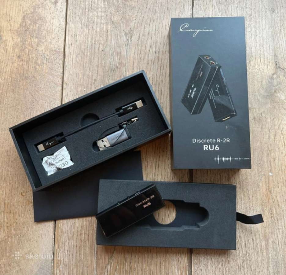 Cayin Ru6 R-2r Usb Dac & Ausinių Stiprintuvas / He