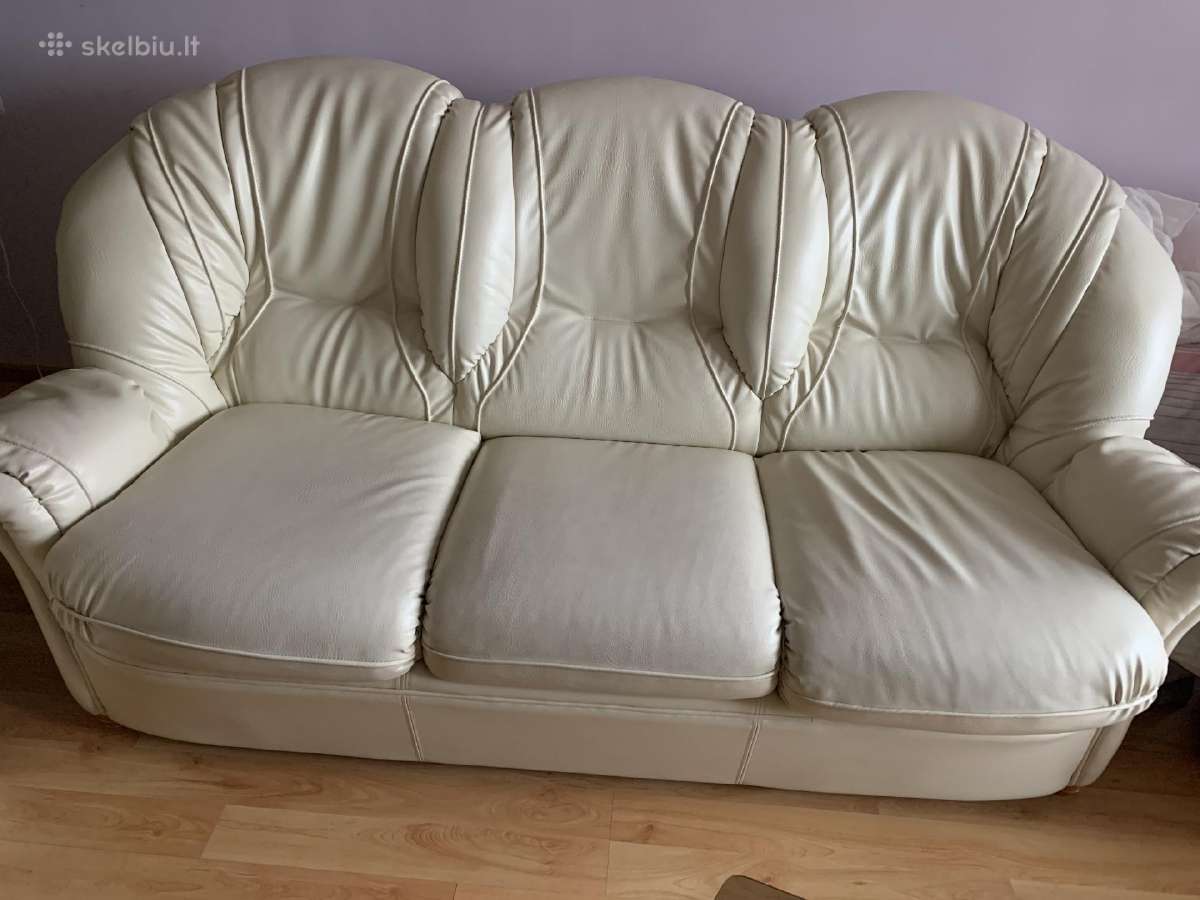 Sofa su miegama funkcija ir du foteliai - nuotraukos Nr. 2