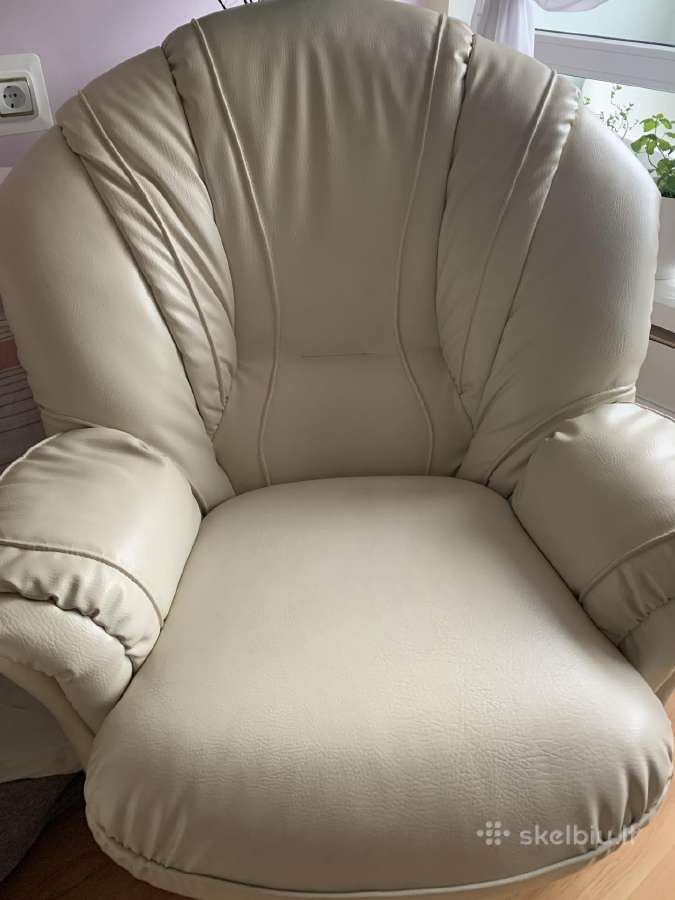 Sofa su miegama funkcija ir du foteliai - nuotraukos Nr. 5