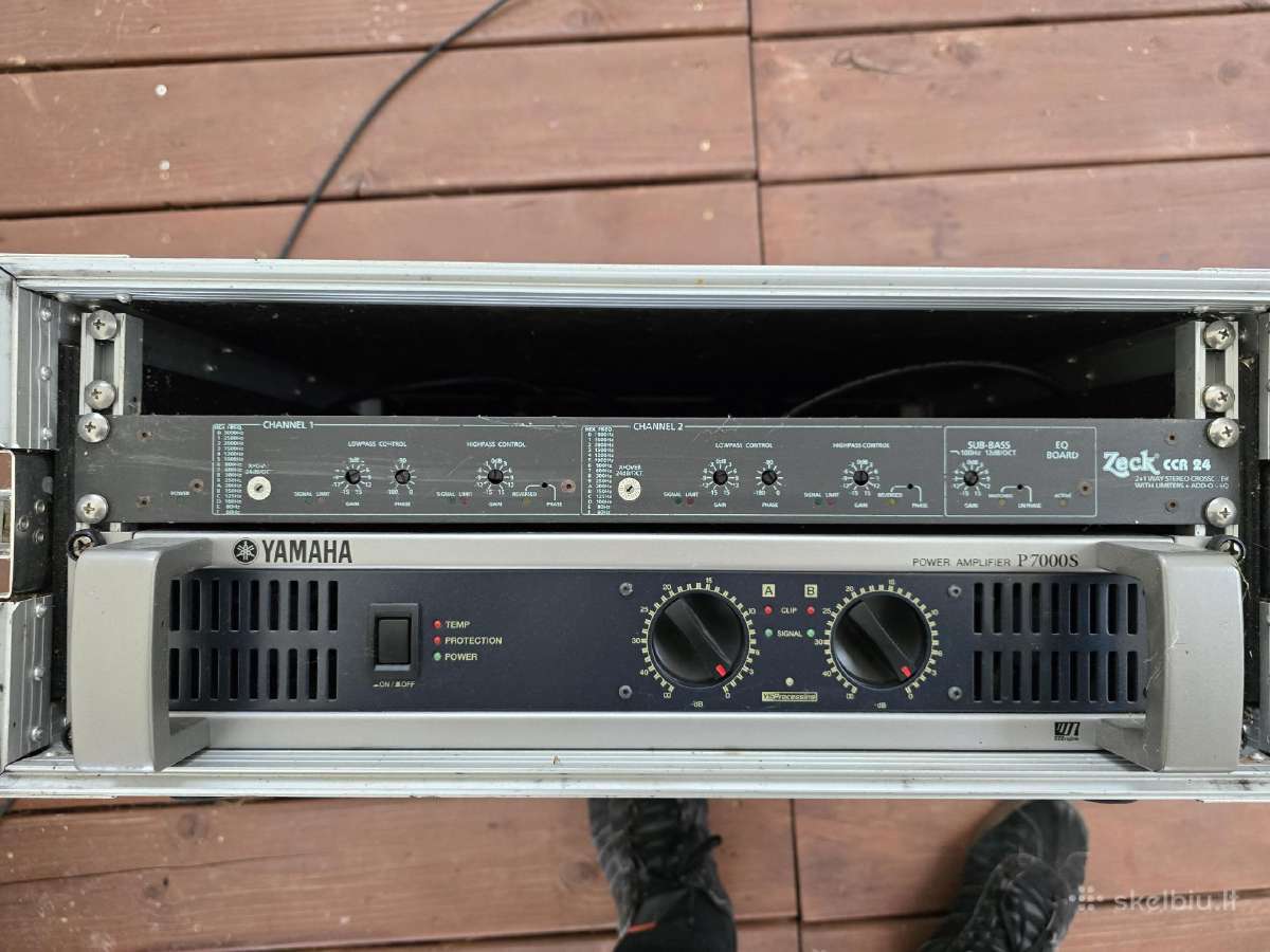 Yamaha p7000s, 4x18'subai, zeck, 2xart715mk2 -2keu - nuotraukos Nr. 5