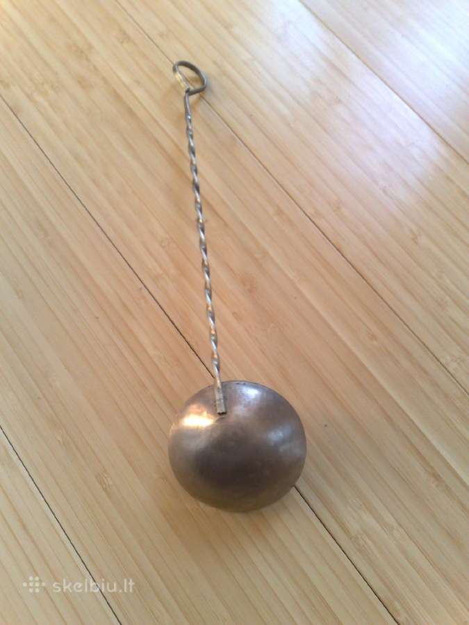Vintage serviravimo šaukštas sukta rankena - nuotraukos Nr. 2