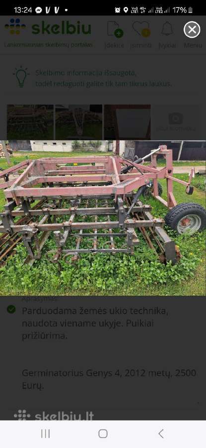 Išparduodame žemės ūkio techniką - nuotraukos Nr. 2