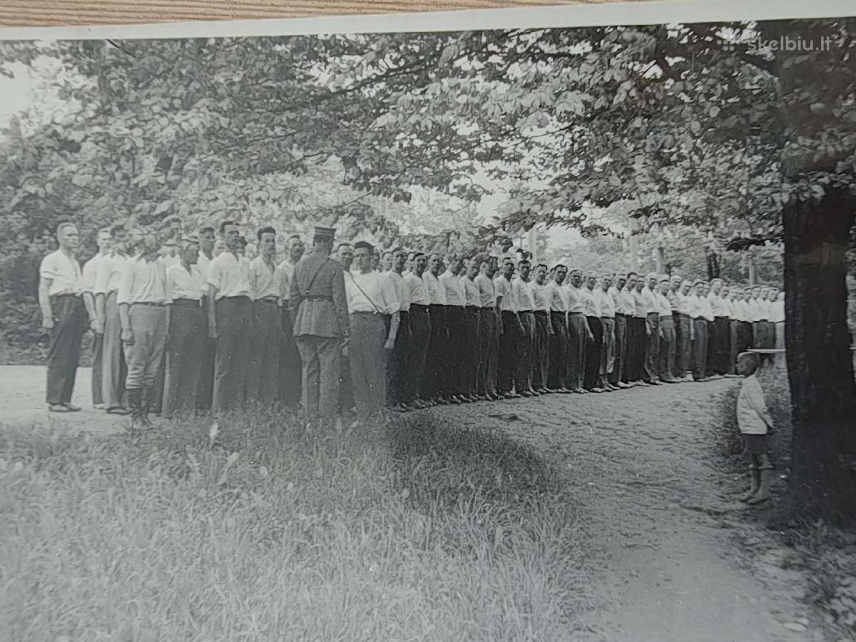 Šaulių sąjungos rikiuotė. Panemunė. 1928 m. - nuotraukos Nr. 3