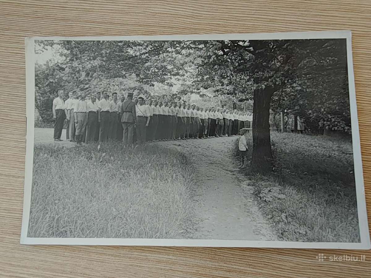 Šaulių sąjungos rikiuotė. Panemunė. 1928 m. - nuotraukos Nr. 2