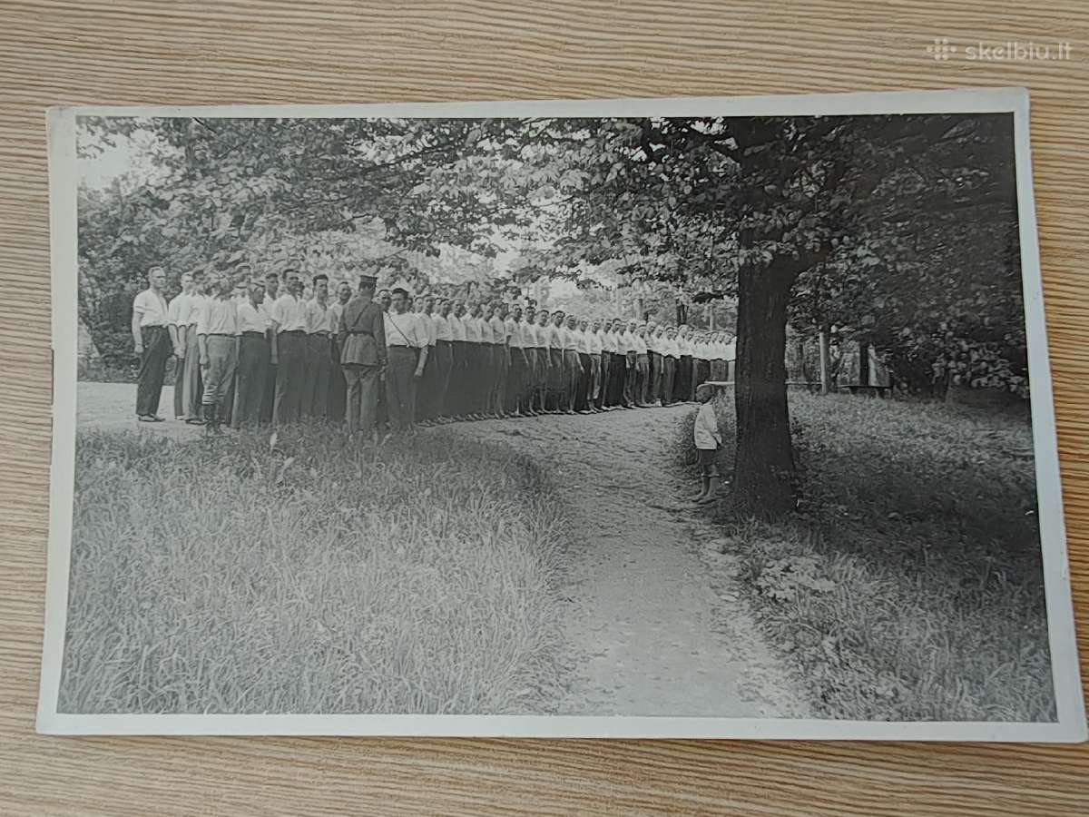 Šaulių sąjungos rikiuotė. Panemunė. 1928 m.