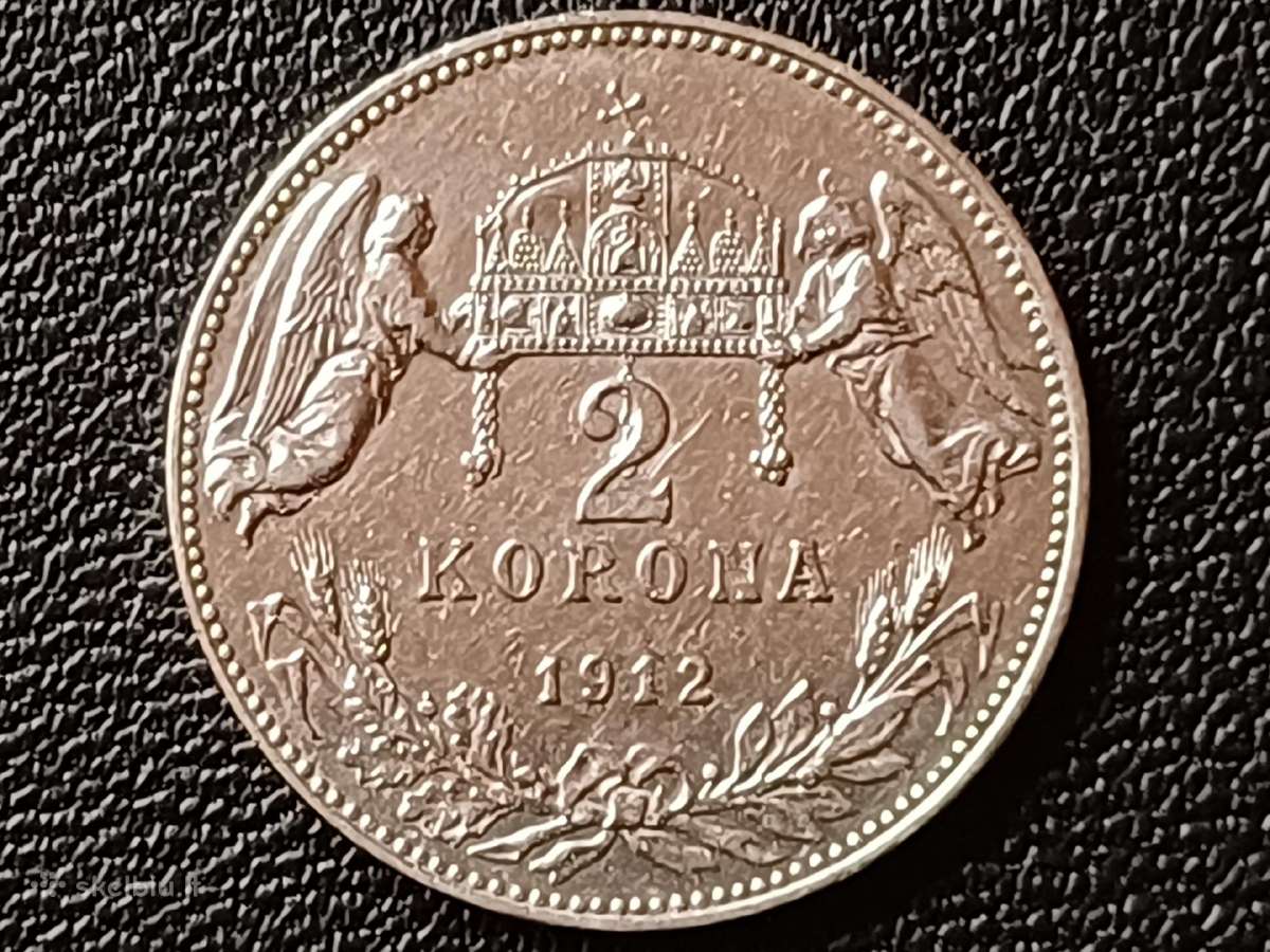 (683) 2 kronos 1912m. Austrija sidabras