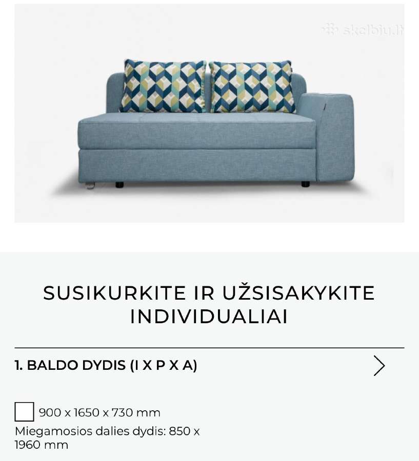 Turim Dvi Vaikiškas lovas Magres baldai vnt kaina - nuotraukos Nr. 4
