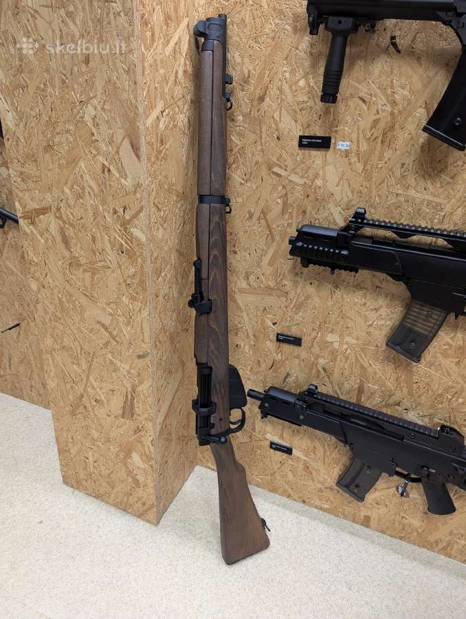 Lee–enfield airsoft su tikru medžiu ir gilzėm nauj - nuotraukos Nr. 3