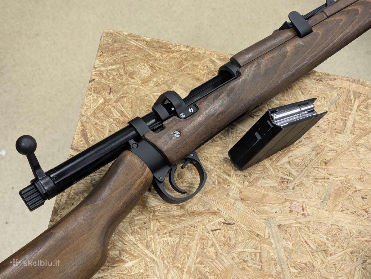Lee–enfield airsoft su tikru medžiu ir gilzėm nauj