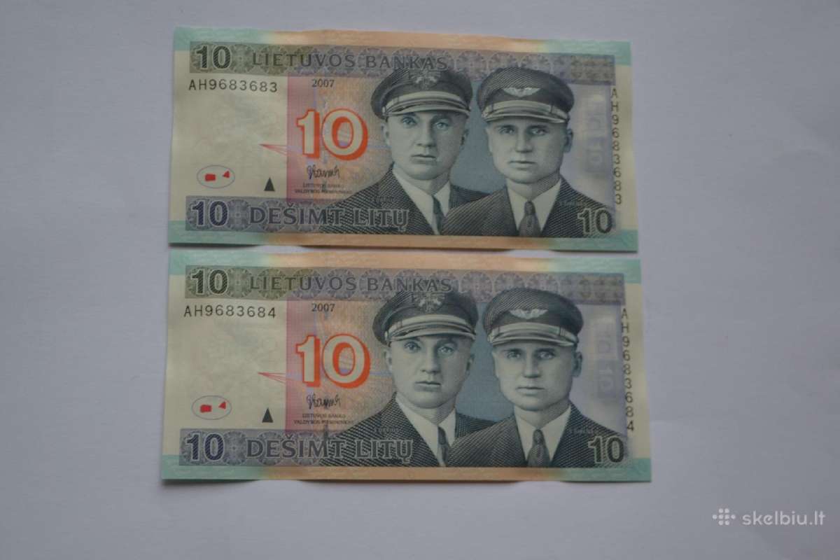 10 Litu 2007 m. Unc