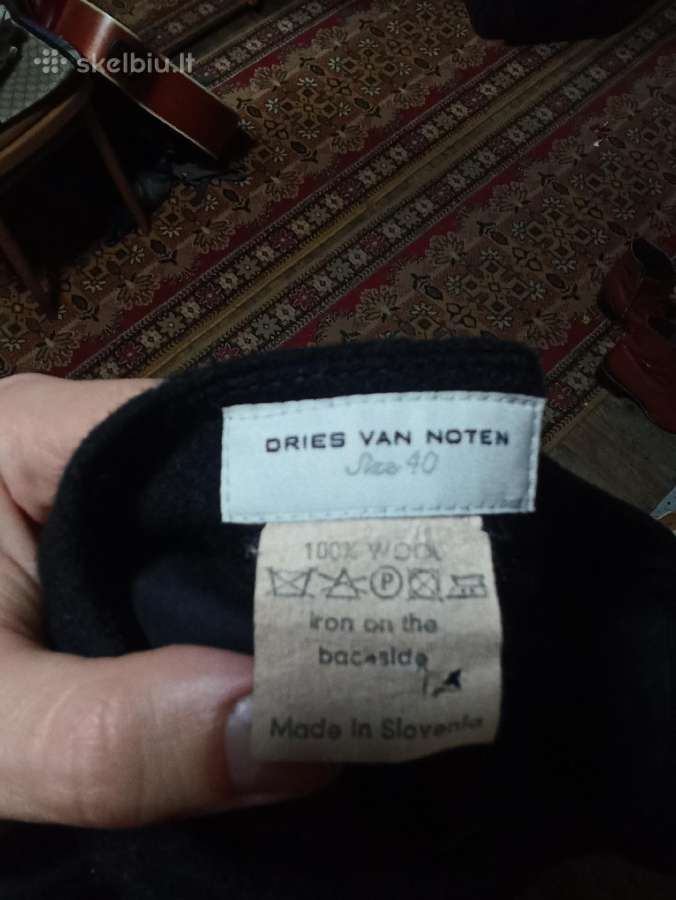 Dries van noten moteriškos vilnos kelnės - nuotraukos Nr. 2