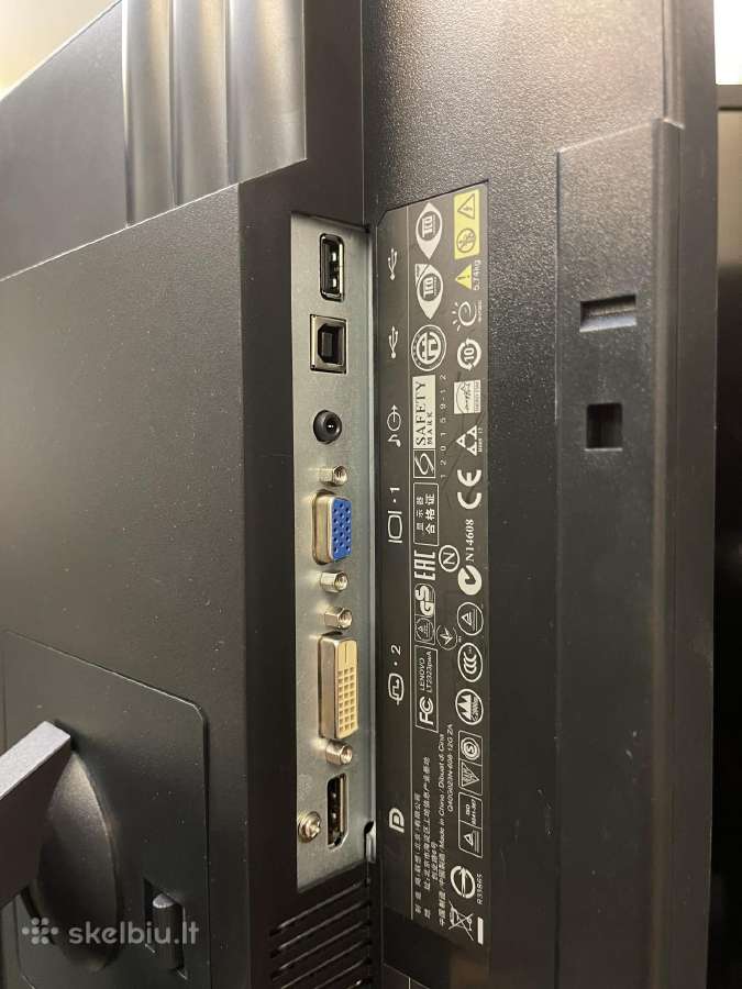 23" Lenovo Thinkvision Lt2323p Hdmi su garantija - nuotraukos Nr. 6