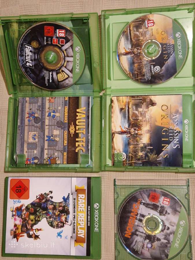 Fallout4, Assasins creed Origins, Division