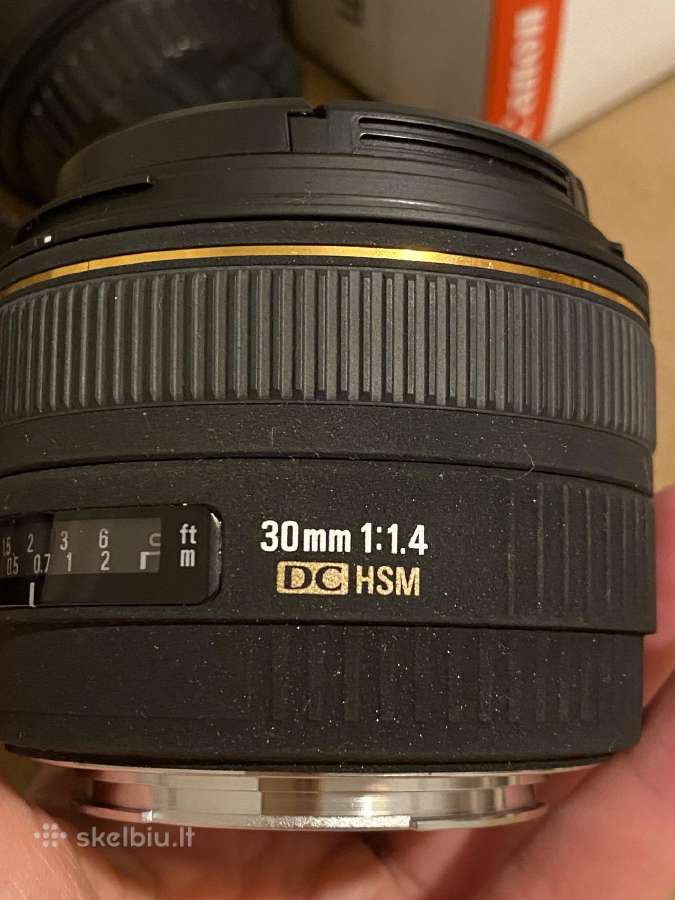 Sigma For Canon 30mm 1:1,4 Dc Hsm - nuotraukos Nr. 2
