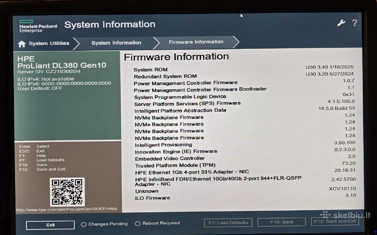Hp Proliant Dl380 Gen10 2x Cpu 8x Nvme + 16x Sff - nuotraukos Nr. 15